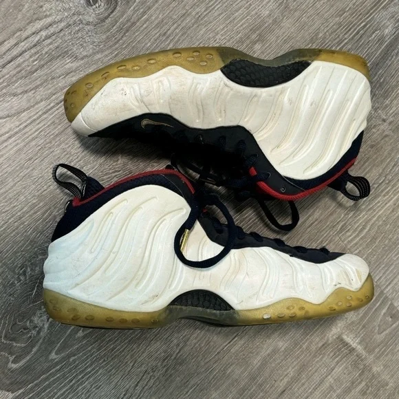 Nike Air Size 8.5 Foamposite One Olympic 575420-400 - Picture 6 of 10